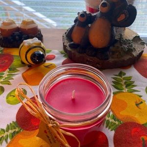 Handmade Apple Blossom Candle